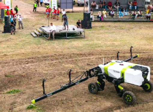 Crean el primer robot agrícola autónomo y eléctrico del país