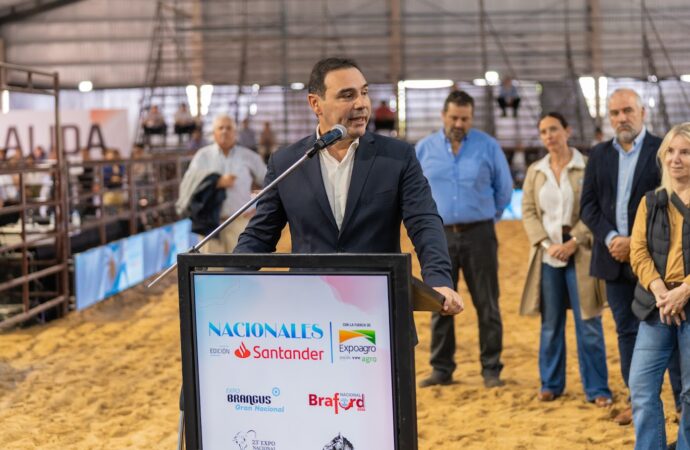 En La Nacional de Razas, Valdés destacó “la excelencia” de la ganadería correntina