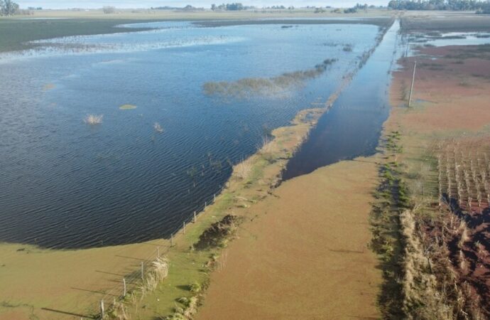 Inundaciones en el centro bonaerense: más de un millón de hectáreas bajo el agua